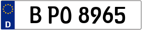 Truck License Plate